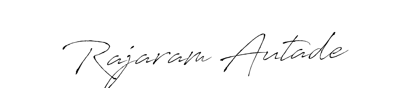 Design your own signature with our free online signature maker. With this signature software, you can create a handwritten (Antro_Vectra) signature for name Rajaram Autade. Rajaram Autade signature style 6 images and pictures png