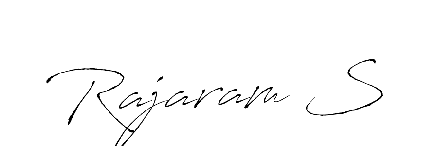 if you are searching for the best signature style for your name Rajaram S. so please give up your signature search. here we have designed multiple signature styles  using Antro_Vectra. Rajaram S signature style 6 images and pictures png