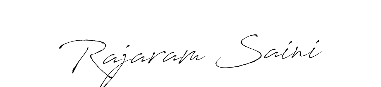 Rajaram Saini stylish signature style. Best Handwritten Sign (Antro_Vectra) for my name. Handwritten Signature Collection Ideas for my name Rajaram Saini. Rajaram Saini signature style 6 images and pictures png