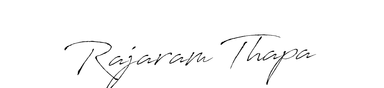 Antro_Vectra is a professional signature style that is perfect for those who want to add a touch of class to their signature. It is also a great choice for those who want to make their signature more unique. Get Rajaram Thapa name to fancy signature for free. Rajaram Thapa signature style 6 images and pictures png