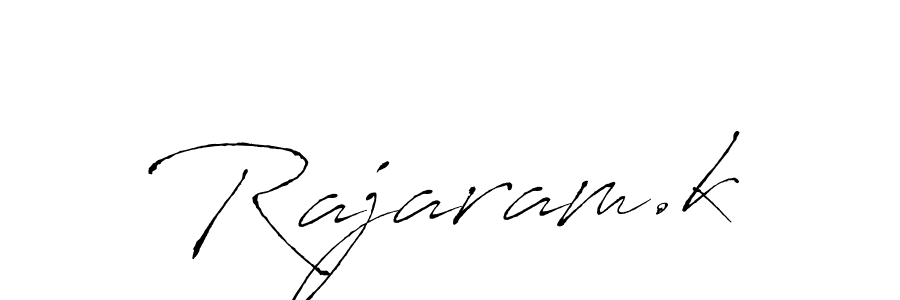 This is the best signature style for the Rajaram.k name. Also you like these signature font (Antro_Vectra). Mix name signature. Rajaram.k signature style 6 images and pictures png