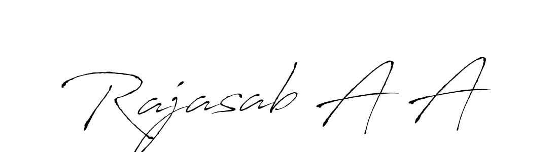 Also we have Rajasab A A name is the best signature style. Create professional handwritten signature collection using Antro_Vectra autograph style. Rajasab A A signature style 6 images and pictures png