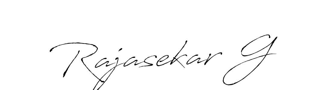 Also You can easily find your signature by using the search form. We will create Rajasekar G name handwritten signature images for you free of cost using Antro_Vectra sign style. Rajasekar G signature style 6 images and pictures png