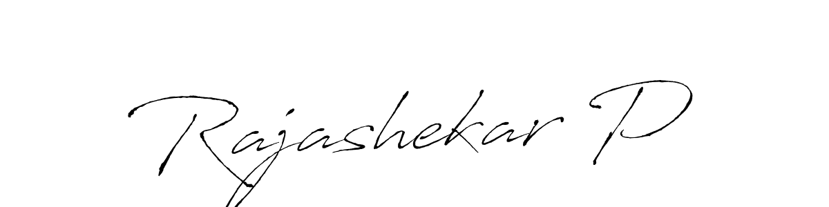 The best way (Antro_Vectra) to make a short signature is to pick only two or three words in your name. The name Rajashekar P include a total of six letters. For converting this name. Rajashekar P signature style 6 images and pictures png