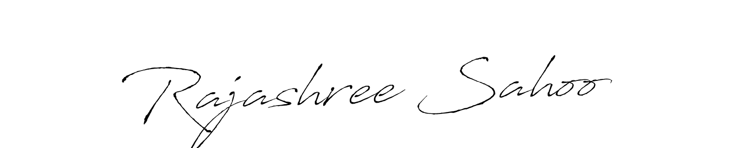 Rajashree Sahoo stylish signature style. Best Handwritten Sign (Antro_Vectra) for my name. Handwritten Signature Collection Ideas for my name Rajashree Sahoo. Rajashree Sahoo signature style 6 images and pictures png