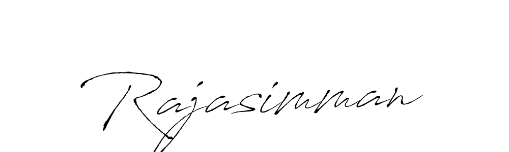 Use a signature maker to create a handwritten signature online. With this signature software, you can design (Antro_Vectra) your own signature for name Rajasimman. Rajasimman signature style 6 images and pictures png