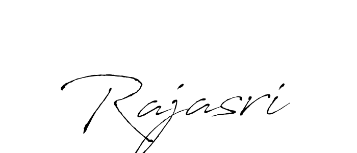 Rajasri stylish signature style. Best Handwritten Sign (Antro_Vectra) for my name. Handwritten Signature Collection Ideas for my name Rajasri. Rajasri signature style 6 images and pictures png