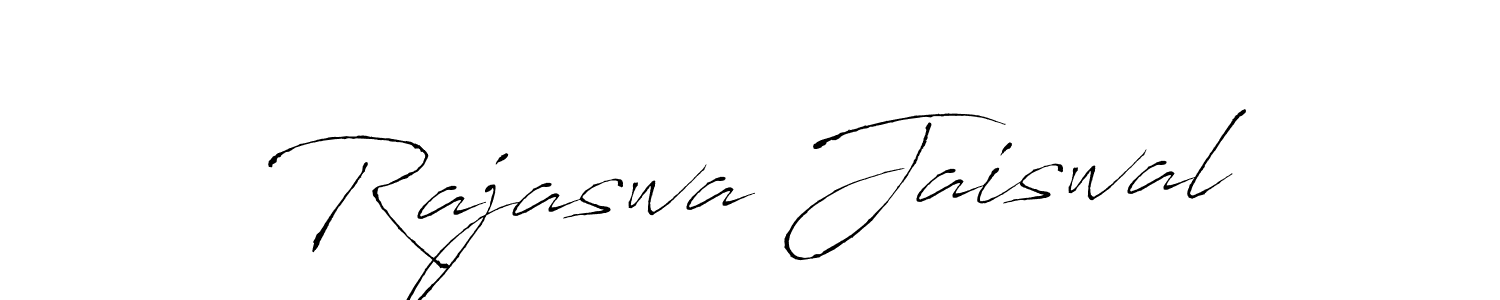 Design your own signature with our free online signature maker. With this signature software, you can create a handwritten (Antro_Vectra) signature for name Rajaswa Jaiswal. Rajaswa Jaiswal signature style 6 images and pictures png