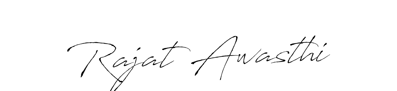 Antro_Vectra is a professional signature style that is perfect for those who want to add a touch of class to their signature. It is also a great choice for those who want to make their signature more unique. Get Rajat Awasthi name to fancy signature for free. Rajat Awasthi signature style 6 images and pictures png