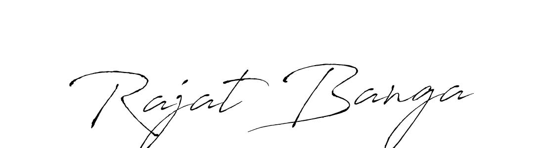 Also You can easily find your signature by using the search form. We will create Rajat Banga name handwritten signature images for you free of cost using Antro_Vectra sign style. Rajat Banga signature style 6 images and pictures png