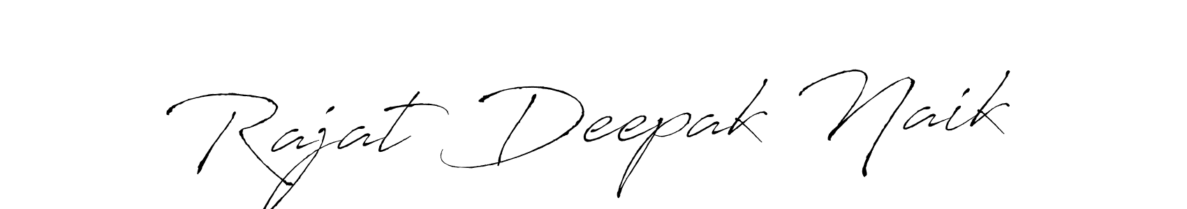 Design your own signature with our free online signature maker. With this signature software, you can create a handwritten (Antro_Vectra) signature for name Rajat Deepak Naik. Rajat Deepak Naik signature style 6 images and pictures png