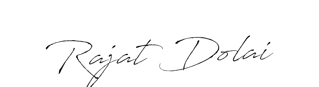 How to make Rajat Dolai signature? Antro_Vectra is a professional autograph style. Create handwritten signature for Rajat Dolai name. Rajat Dolai signature style 6 images and pictures png