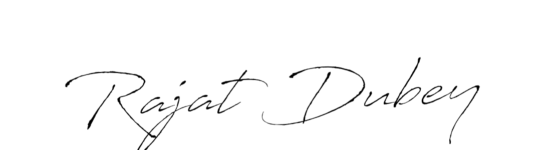 Use a signature maker to create a handwritten signature online. With this signature software, you can design (Antro_Vectra) your own signature for name Rajat Dubey. Rajat Dubey signature style 6 images and pictures png