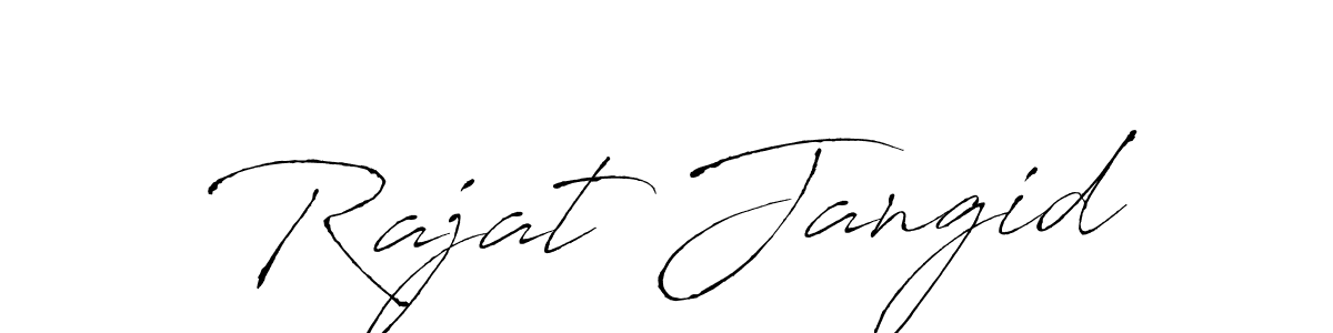 Similarly Antro_Vectra is the best handwritten signature design. Signature creator online .You can use it as an online autograph creator for name Rajat Jangid. Rajat Jangid signature style 6 images and pictures png