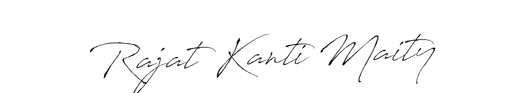 How to make Rajat Kanti Maity name signature. Use Antro_Vectra style for creating short signs online. This is the latest handwritten sign. Rajat Kanti Maity signature style 6 images and pictures png