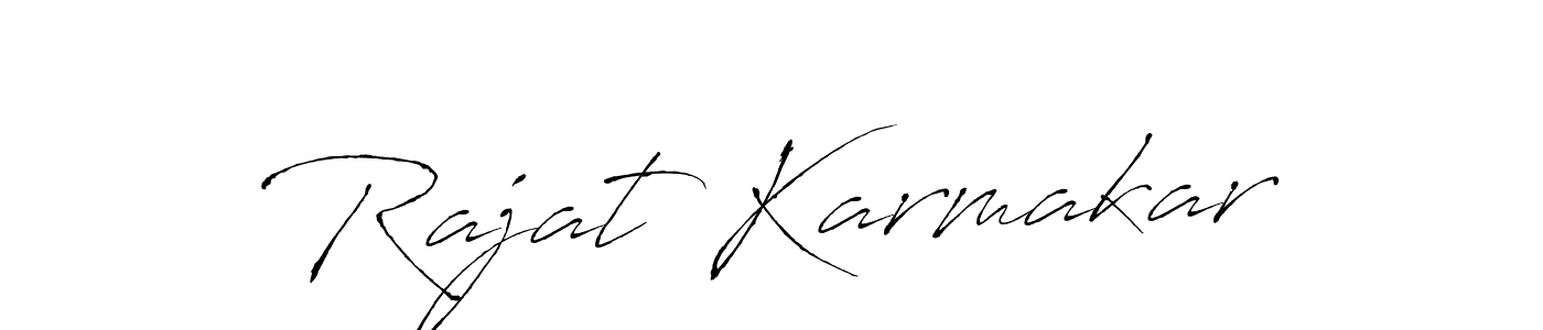 Also we have Rajat Karmakar name is the best signature style. Create professional handwritten signature collection using Antro_Vectra autograph style. Rajat Karmakar signature style 6 images and pictures png