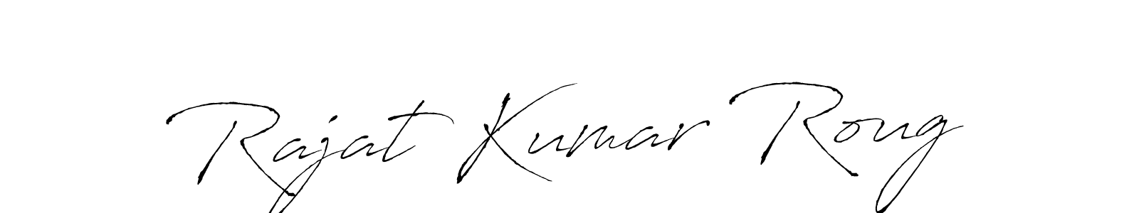 Create a beautiful signature design for name Rajat Kumar Roug. With this signature (Antro_Vectra) fonts, you can make a handwritten signature for free. Rajat Kumar Roug signature style 6 images and pictures png