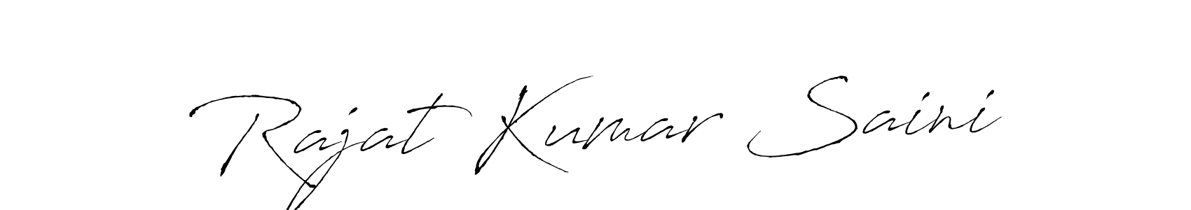 Use a signature maker to create a handwritten signature online. With this signature software, you can design (Antro_Vectra) your own signature for name Rajat Kumar Saini. Rajat Kumar Saini signature style 6 images and pictures png