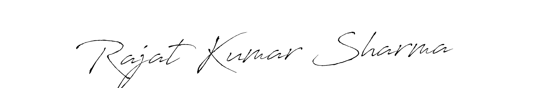 The best way (Antro_Vectra) to make a short signature is to pick only two or three words in your name. The name Rajat Kumar Sharma include a total of six letters. For converting this name. Rajat Kumar Sharma signature style 6 images and pictures png