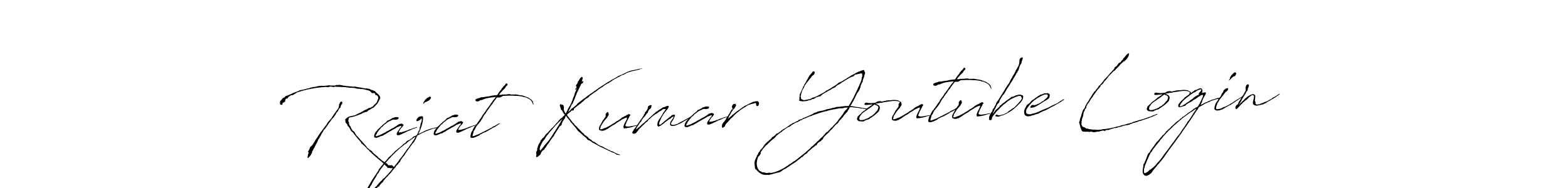 Similarly Antro_Vectra is the best handwritten signature design. Signature creator online .You can use it as an online autograph creator for name Rajat Kumar Youtube Login. Rajat Kumar Youtube Login signature style 6 images and pictures png