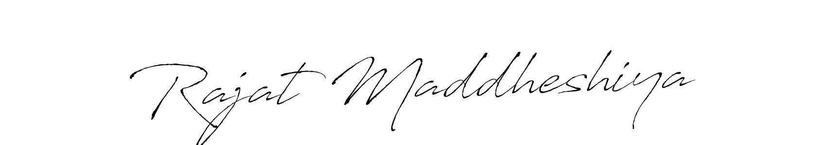 Use a signature maker to create a handwritten signature online. With this signature software, you can design (Antro_Vectra) your own signature for name Rajat Maddheshiya. Rajat Maddheshiya signature style 6 images and pictures png