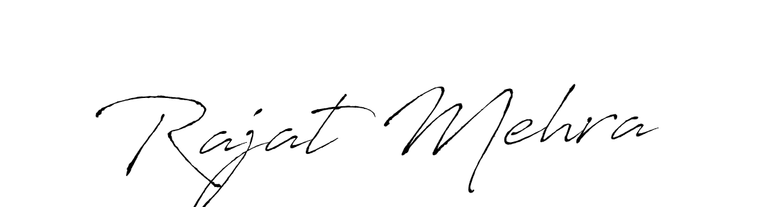 Rajat Mehra stylish signature style. Best Handwritten Sign (Antro_Vectra) for my name. Handwritten Signature Collection Ideas for my name Rajat Mehra. Rajat Mehra signature style 6 images and pictures png