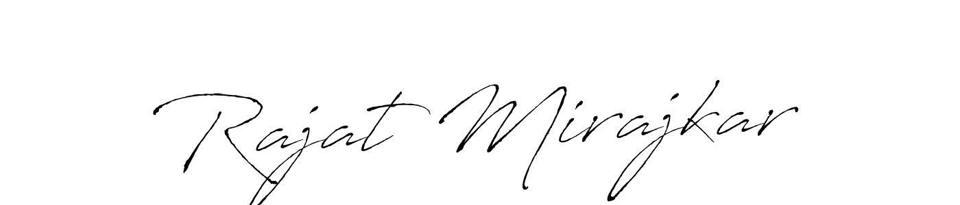 Use a signature maker to create a handwritten signature online. With this signature software, you can design (Antro_Vectra) your own signature for name Rajat Mirajkar. Rajat Mirajkar signature style 6 images and pictures png