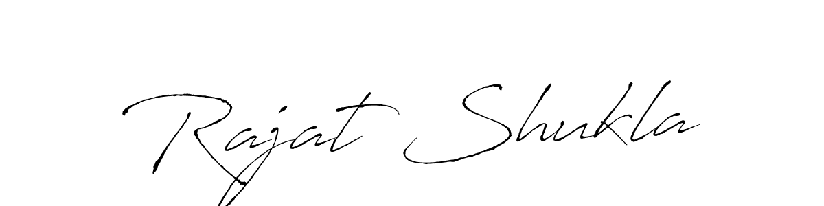 Design your own signature with our free online signature maker. With this signature software, you can create a handwritten (Antro_Vectra) signature for name Rajat Shukla. Rajat Shukla signature style 6 images and pictures png