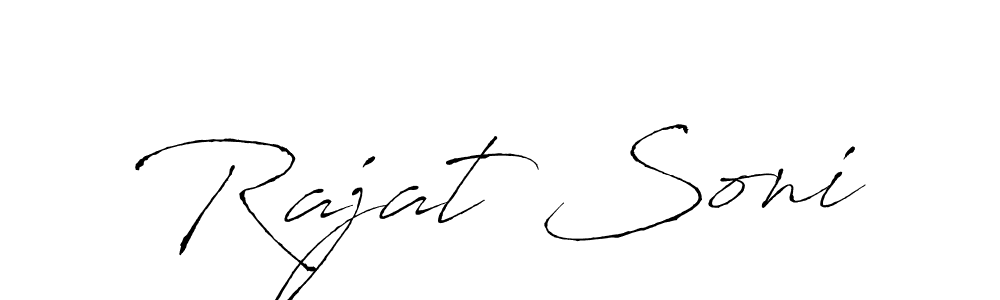 Also You can easily find your signature by using the search form. We will create Rajat Soni name handwritten signature images for you free of cost using Antro_Vectra sign style. Rajat Soni signature style 6 images and pictures png