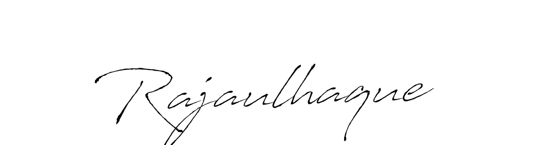 Make a beautiful signature design for name Rajaulhaque. With this signature (Antro_Vectra) style, you can create a handwritten signature for free. Rajaulhaque signature style 6 images and pictures png