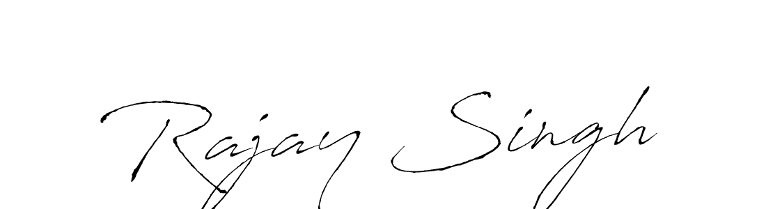How to make Rajay Singh signature? Antro_Vectra is a professional autograph style. Create handwritten signature for Rajay Singh name. Rajay Singh signature style 6 images and pictures png