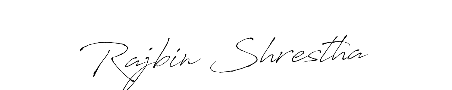 It looks lik you need a new signature style for name Rajbin Shrestha. Design unique handwritten (Antro_Vectra) signature with our free signature maker in just a few clicks. Rajbin Shrestha signature style 6 images and pictures png