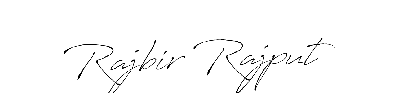 Create a beautiful signature design for name Rajbir Rajput. With this signature (Antro_Vectra) fonts, you can make a handwritten signature for free. Rajbir Rajput signature style 6 images and pictures png