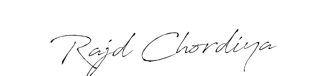 Rajd Chordiya stylish signature style. Best Handwritten Sign (Antro_Vectra) for my name. Handwritten Signature Collection Ideas for my name Rajd Chordiya. Rajd Chordiya signature style 6 images and pictures png