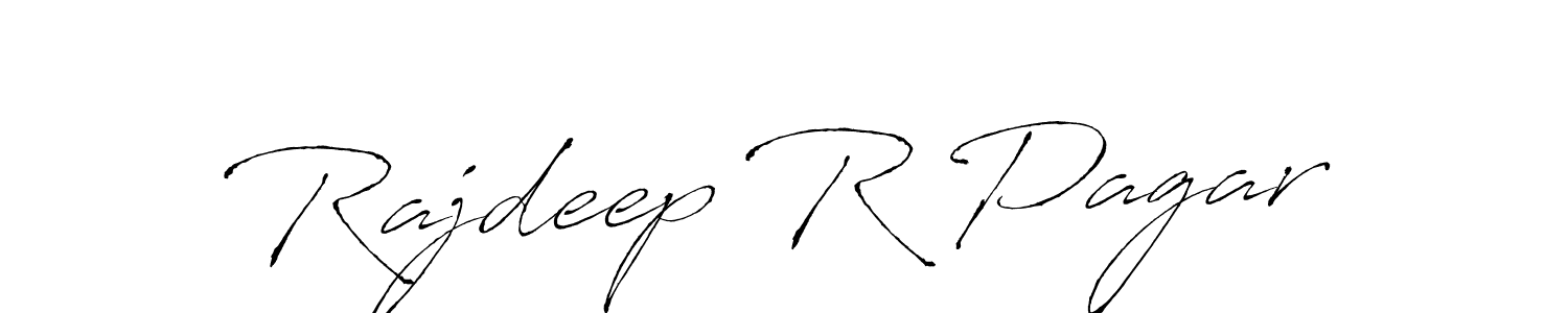 Design your own signature with our free online signature maker. With this signature software, you can create a handwritten (Antro_Vectra) signature for name Rajdeep R Pagar. Rajdeep R Pagar signature style 6 images and pictures png