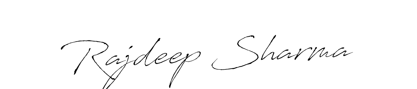 Make a beautiful signature design for name Rajdeep Sharma. With this signature (Antro_Vectra) style, you can create a handwritten signature for free. Rajdeep Sharma signature style 6 images and pictures png