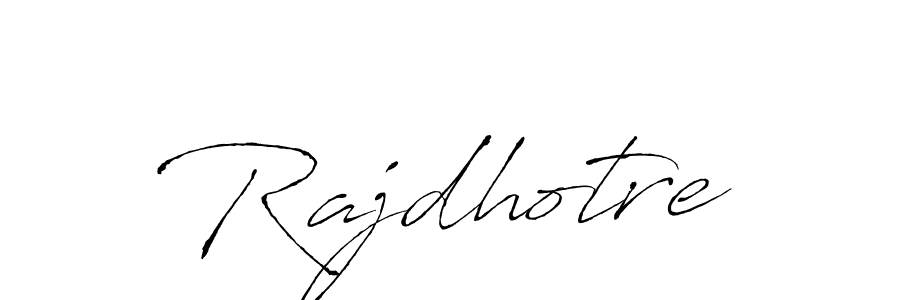 Rajdhotre stylish signature style. Best Handwritten Sign (Antro_Vectra) for my name. Handwritten Signature Collection Ideas for my name Rajdhotre. Rajdhotre signature style 6 images and pictures png