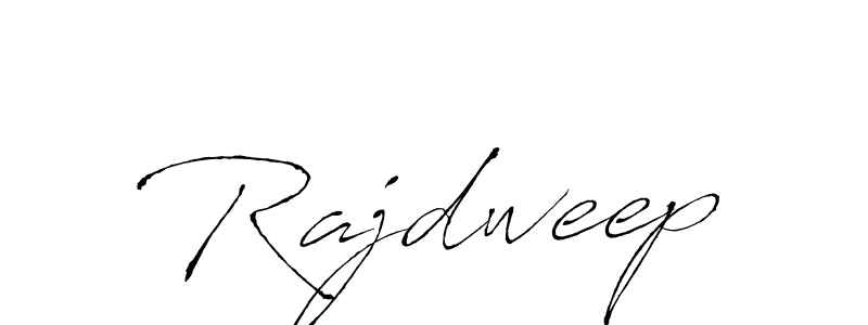 How to make Rajdweep signature? Antro_Vectra is a professional autograph style. Create handwritten signature for Rajdweep name. Rajdweep signature style 6 images and pictures png