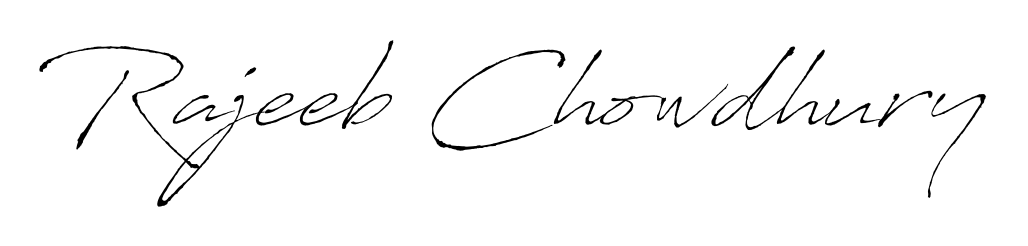 The Antro_Vectra lettering style adds unique flourish to name Rajeeb Chowdhury. Stand out with a custom digital autograph made in seconds. Rajeeb Chowdhury signature style 6 images and pictures png