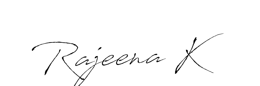 How to Draw Rajeena K signature style? Antro_Vectra is a latest design signature styles for name Rajeena K. Rajeena K signature style 6 images and pictures png