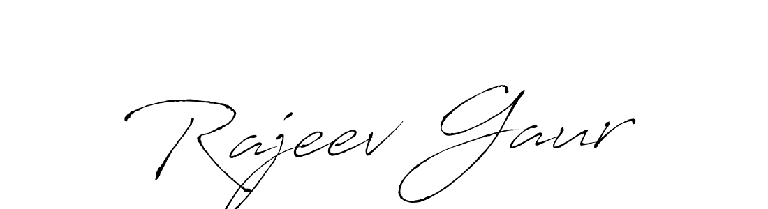 Create a beautiful signature design for name Rajeev Gaur. With this signature (Antro_Vectra) fonts, you can make a handwritten signature for free. Rajeev Gaur signature style 6 images and pictures png