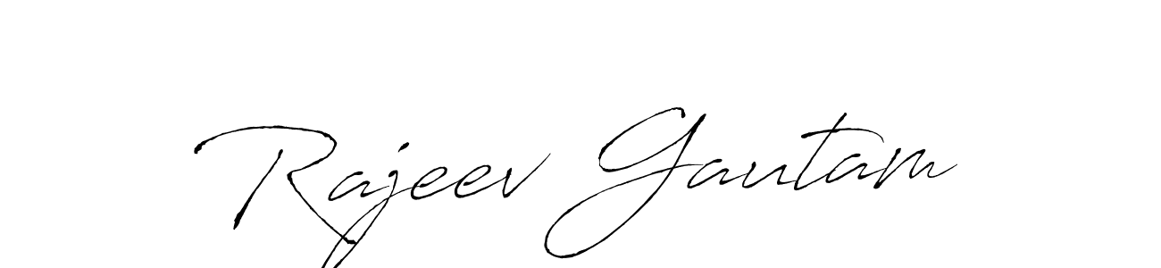 Also we have Rajeev Gautam name is the best signature style. Create professional handwritten signature collection using Antro_Vectra autograph style. Rajeev Gautam signature style 6 images and pictures png