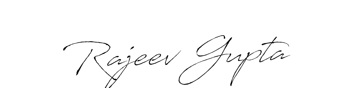 Design your own signature with our free online signature maker. With this signature software, you can create a handwritten (Antro_Vectra) signature for name Rajeev Gupta. Rajeev Gupta signature style 6 images and pictures png