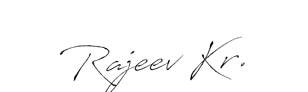 The best way (Antro_Vectra) to make a short signature is to pick only two or three words in your name. The name Rajeev Kr. include a total of six letters. For converting this name. Rajeev Kr. signature style 6 images and pictures png