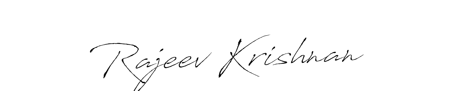 The best way (Antro_Vectra) to make a short signature is to pick only two or three words in your name. The name Rajeev Krishnan include a total of six letters. For converting this name. Rajeev Krishnan signature style 6 images and pictures png