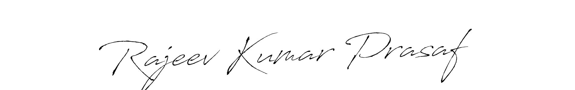 How to make Rajeev Kumar Prasaf signature? Antro_Vectra is a professional autograph style. Create handwritten signature for Rajeev Kumar Prasaf name. Rajeev Kumar Prasaf signature style 6 images and pictures png