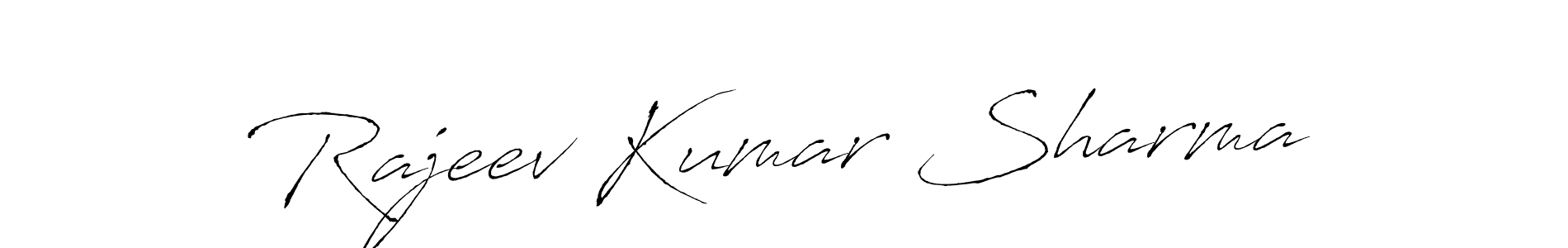 Rajeev Kumar Sharma stylish signature style. Best Handwritten Sign (Antro_Vectra) for my name. Handwritten Signature Collection Ideas for my name Rajeev Kumar Sharma. Rajeev Kumar Sharma signature style 6 images and pictures png