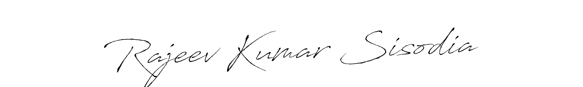 Create a beautiful signature design for name Rajeev Kumar Sisodia. With this signature (Antro_Vectra) fonts, you can make a handwritten signature for free. Rajeev Kumar Sisodia signature style 6 images and pictures png