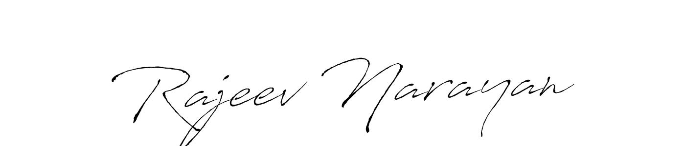You should practise on your own different ways (Antro_Vectra) to write your name (Rajeev Narayan) in signature. don't let someone else do it for you. Rajeev Narayan signature style 6 images and pictures png