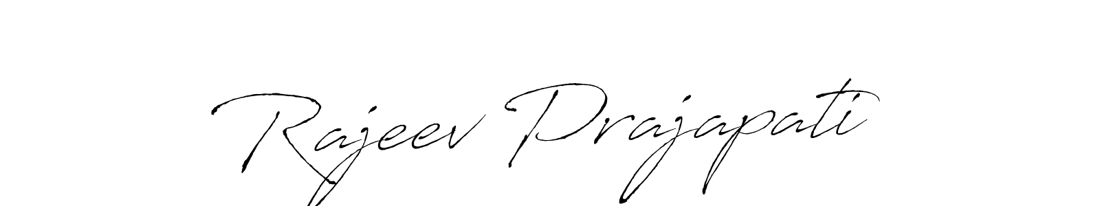 This is the best signature style for the Rajeev Prajapati name. Also you like these signature font (Antro_Vectra). Mix name signature. Rajeev Prajapati signature style 6 images and pictures png